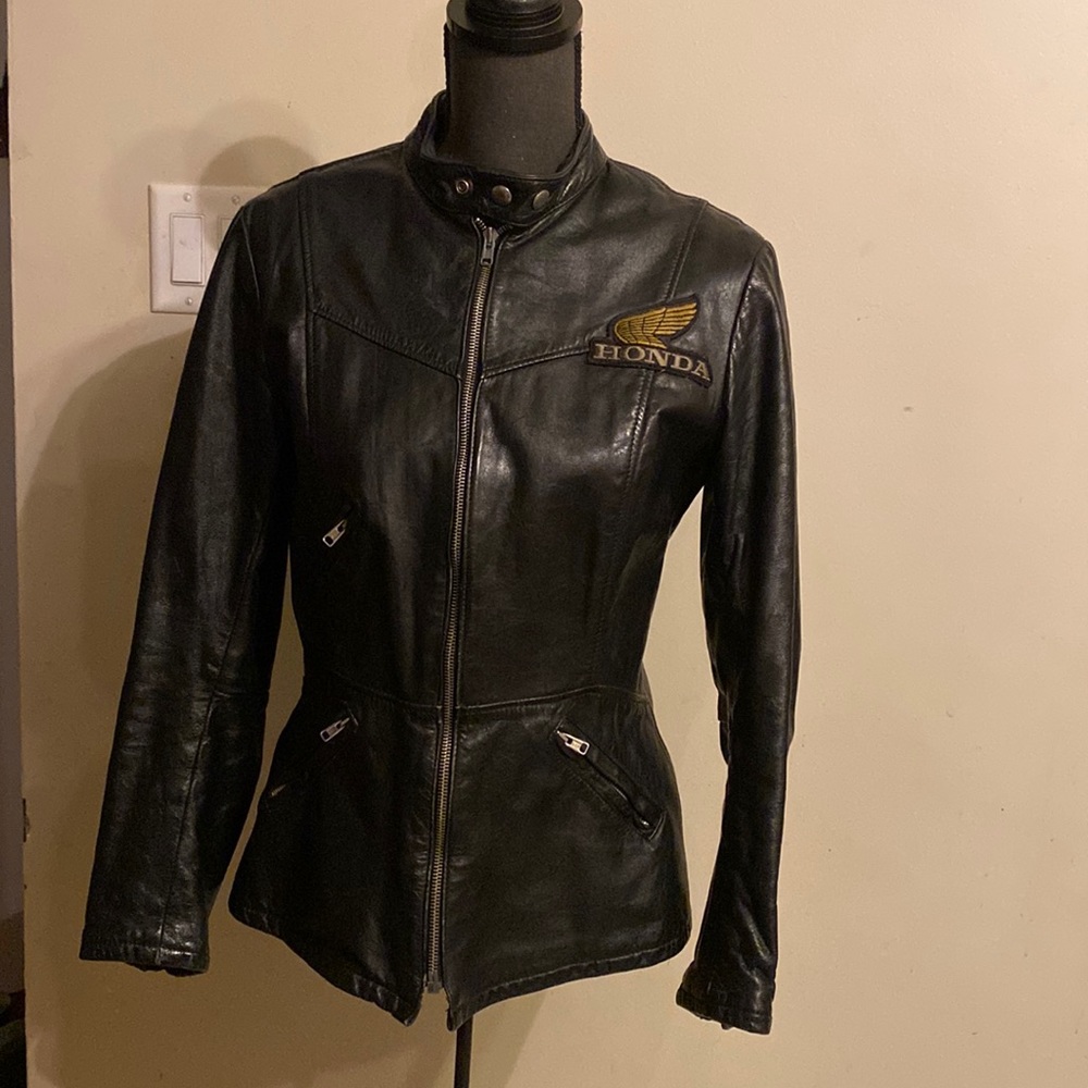Honda Hondaline leather sport wear jacket size S